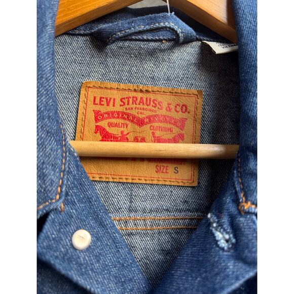 NWT Levis Medium Wash Denim Jacket Men's Size Small - Picture 8 of 8